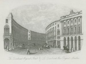 O Quadrante, Regents Street, Londres de English School