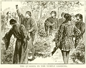 A briga nos jardins do templo de English School