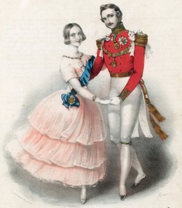 A rainha e a polca do príncipe Alberts de English School