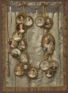 O Jubileu da Rainha (chromolitho) de English School