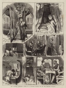 A Questão Ferroviária, Notas numa Carruagem do Palácio Pullman no Midland Railway (gravura) de English School