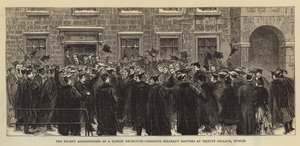 O recente assassinato de um detetive de Dublin, presidindo o sargento Danvers no Trinity College, Dublin de English School