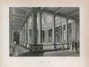 O Reform Club, os corredores do Saloon de English School