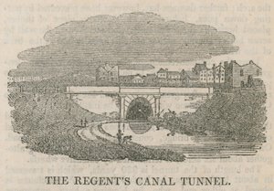 O Regents Canal Tunnel, Islington, Londres de English School