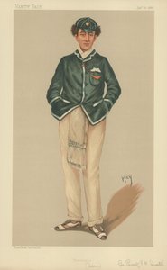 O Rev Ernest John Heriz Smith MA, Pembroke, 28 de janeiro de 1888, cartoon Vanity Fair de English School