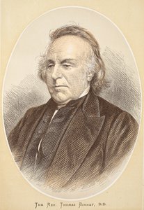 O Rev. Thomas Binney, DD, ilustração da edição pictórica da vida e descobertas de David Livingstone por J. Ewing Richie, pub. por A. Fullarton & Co., 1876 de English School