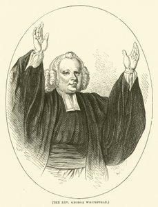 O Reverendo George Whitefield (gravura) de English School