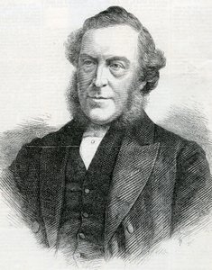O reverendo John Bedford, presidente da Conferência Metodista Wesleyana, 1867 de English School