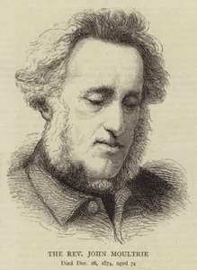 O Reverendo John Moultrie (gravura) de English School