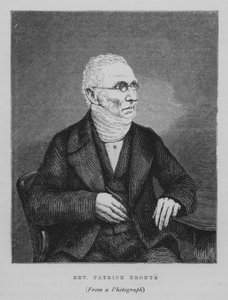 O Reverendo Patrick Bronte (gravura) de English School