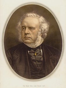 O Deputado John Bright (cromolito) de English School