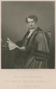 O excelentíssimo Senhor Sir Walter Carden, Lord Mayor de Londres de English School