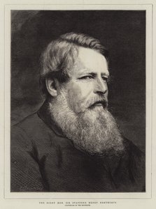 O Honorável Stafford Henry Northcote (gravura) de English School