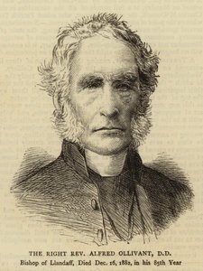 O Reverendo Alfred Ollivant, DD (gravura) de English School