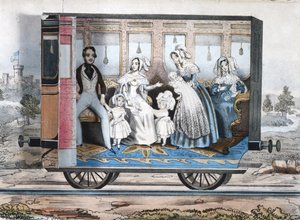 O transporte ferroviário real, c.1848 de English School