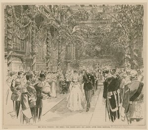 O casamento real, 23 de julho de 1896 de English School