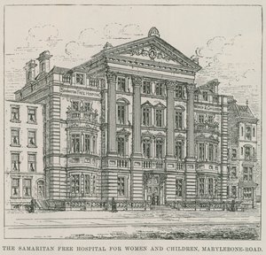 O Samaritan Free Hospital para Mulheres e Crianças, Marylebone Road de English School