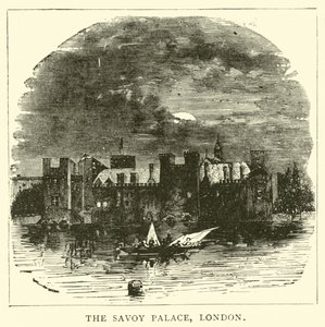 O Palácio Savoy, em Londres de English School