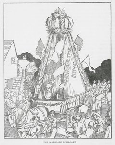 O carrinho de corrida de Scarsdale (litografia) de English School