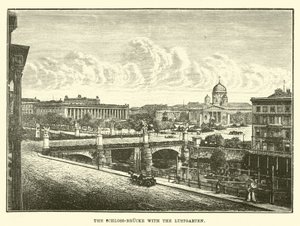 O Schloss-brucke com o Lustgarten de English School