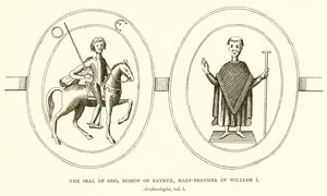 O selo de Odo, bispo de Bayeux, meio irmão de Guilherme I de English School
