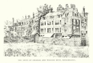 The Shops of Charles and William Hutt, Booksellers (litho) de English School