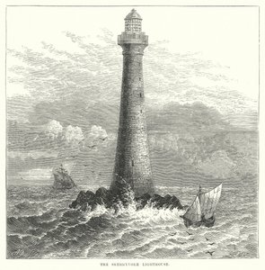 O farol de Skerryvore (gravura) de English School