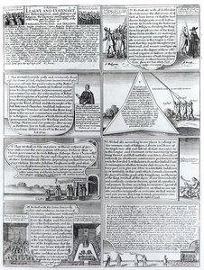 A Solene Liga e Aliança de 1643, gravada por W. Hollar (1607-77) de English School
