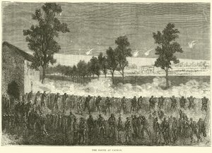 O Sortie em Cachan, outubro de 1870 de English School