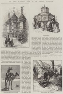 A Corte Sul Australiana na Exposição Colonial (gravura) de English School