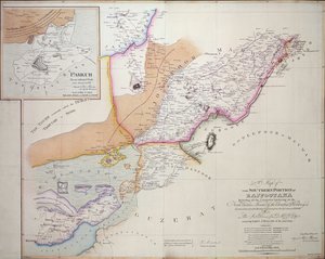 A parte sul de Rajpootana, 1820 (gravura a cores) de English School