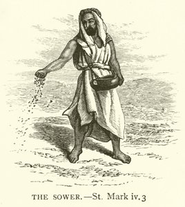 O Semeador, St Mark, iv, 3 (gravura) de English School