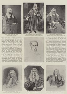Os Oradores do Século (litho) de English School