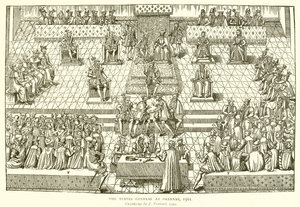 Os Estados Gerais em Orleans, 1561 de English School