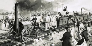A história do Steam: Trens em teste. Foguete de Stephenson de English School