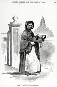 O vendedor de pêlos de rua, c.1840 de English School