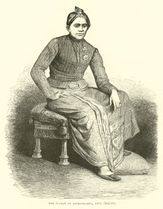O Sultão de Djokjokarta, Java, malaio de English School