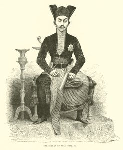 O sultão de Sulu, malaio de English School
