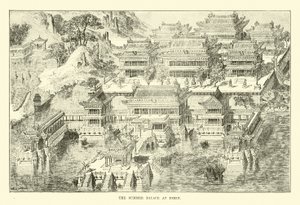 O, verão, palácio, em, pekin de English School
