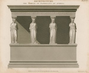 O Templo de Pandrosus em Atenas de English School