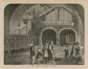 O Thames Tunnel como ferrovia de English School