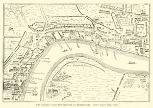 O Tamisa, de Westminster a Blackfriars de English School