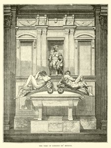 O túmulo de Lorenzo de Medicis de English School