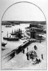 The Top of the Grand Harbour, Valetta, Malta, de 