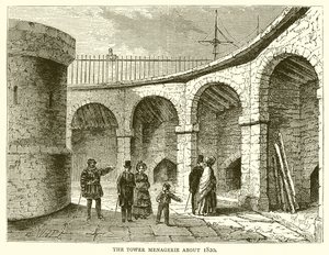 A menegerie torre sobre 1820 de English School