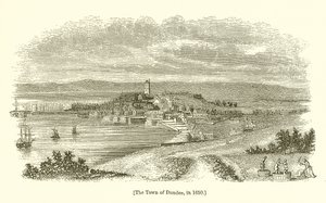 A cidade de Dundee, em 1650 de English School