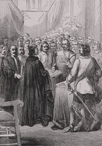 O Tratado de Westphalia, de A História da França, de Emile de Bonnechose, publicado pela Ward, Lock and Co, Londres de English School