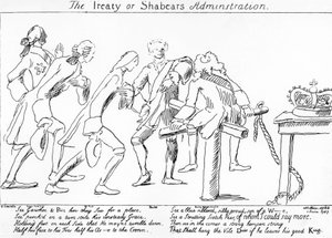 O Tratado ou Administração de Shabears, 1757 de English School
