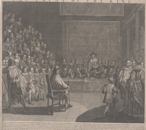 O Julgamento do Rei Carlos I (gravura) de English School