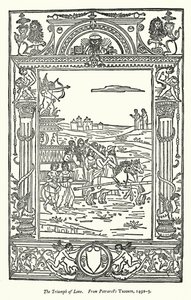 O Triunfo do Amor, do Trionfi de Petrarca de English School